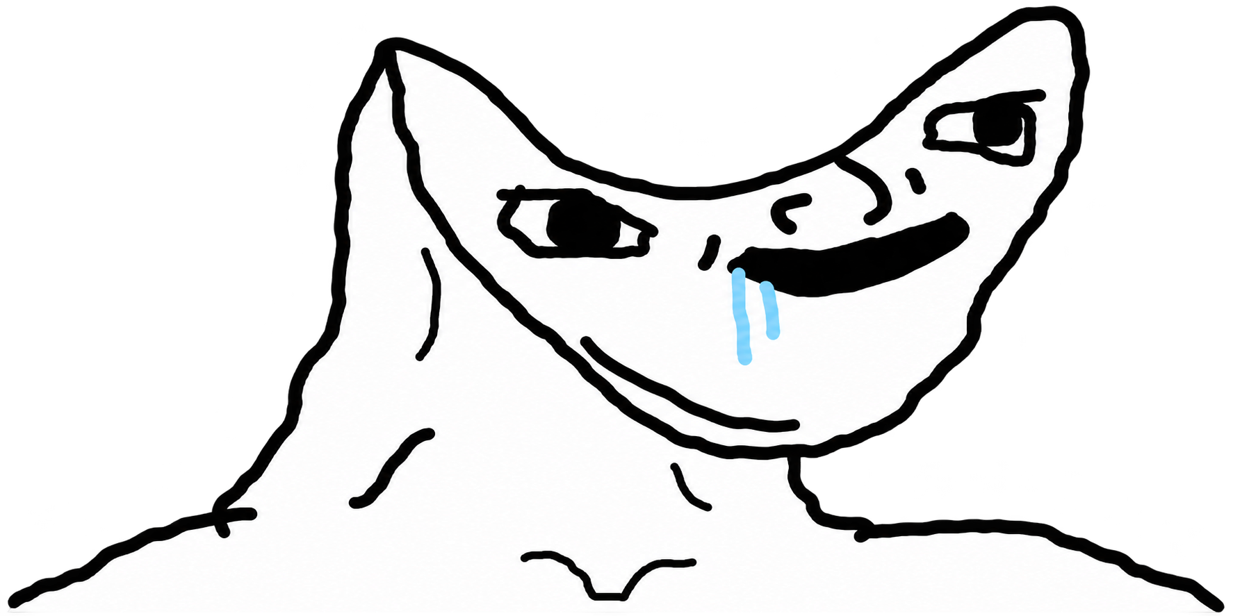 The D/ACC character, grinning with blue drool